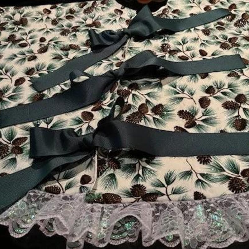 Pine Cone Lattice Wrap Skirt
