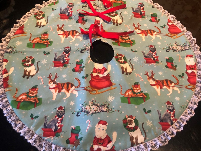 Christmas 18 Tree Skirts Christmas Sled Cats