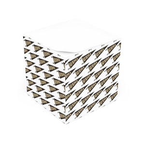 Bloc de notas del ejército con banderín, bloc de notas USMA West Point, cubo de notas, bloc de notas, notas, regalo, presente, cadete, exalumno, material de oficina