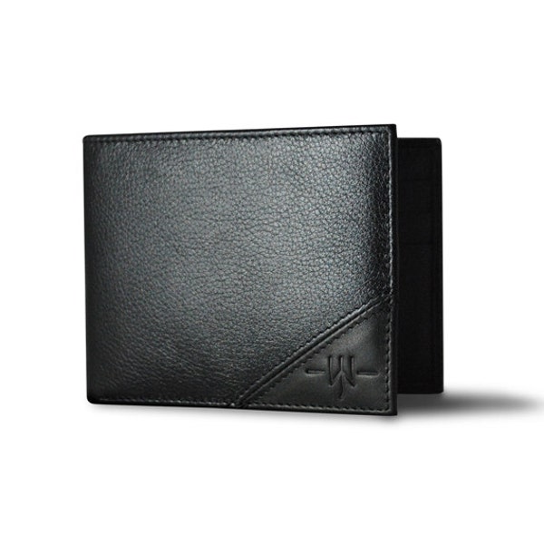 Oxford Scholar - Slim Bi-Fold Mens Wallet : Black