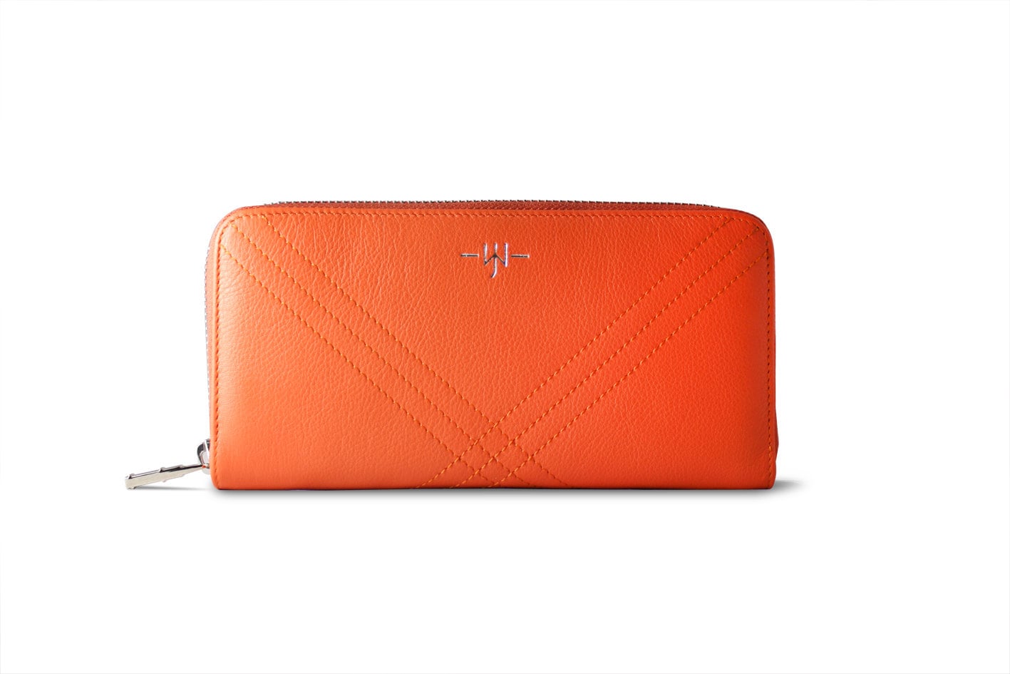 Orange wallet womens cheap
