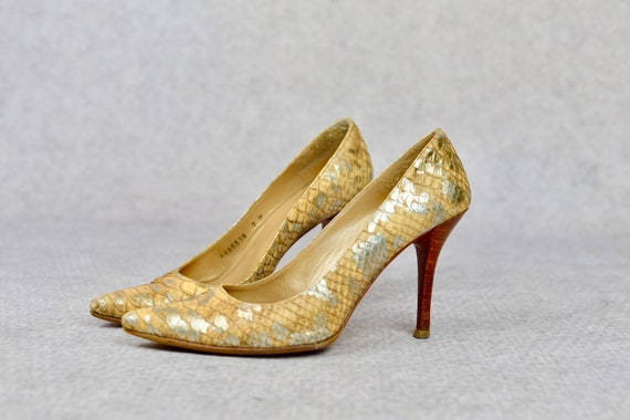 The Slytherin Heels - alligator heels from the 19… - image 3