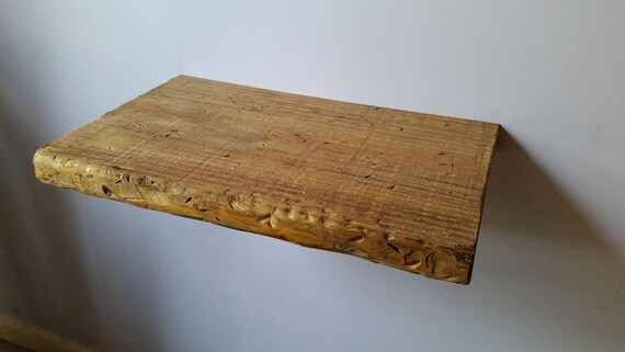 Rustic Floating Shelves Solid Wood Floating Shelf 20 Etsy