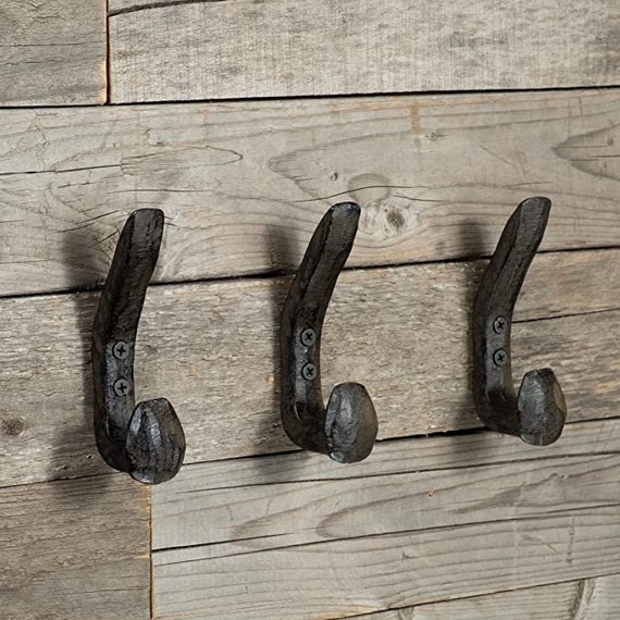 Railroad Spike Hooks Iron Railway Coat Hook Strong Heavy Metal Wall Hook Reclaimed Spikes Repurposed Recycled Upcycled Hooks Cast Iron Etsy