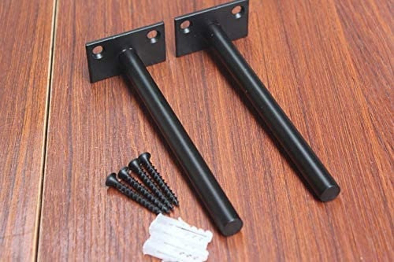 Floating Shelf Hardware Shelf Brackets CHOOSE LENGTH Etsy