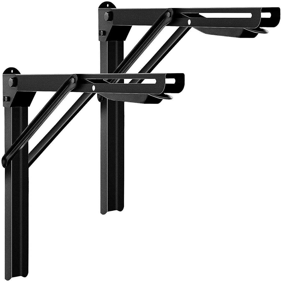 Folding Desk Brackets 24 Heavy Duty Steel Hardware Etsy