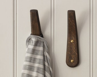 Coat Hook, Towel Hook, Wall Hook, Wood Coat Hook, Oak Hook, Handmade Hook