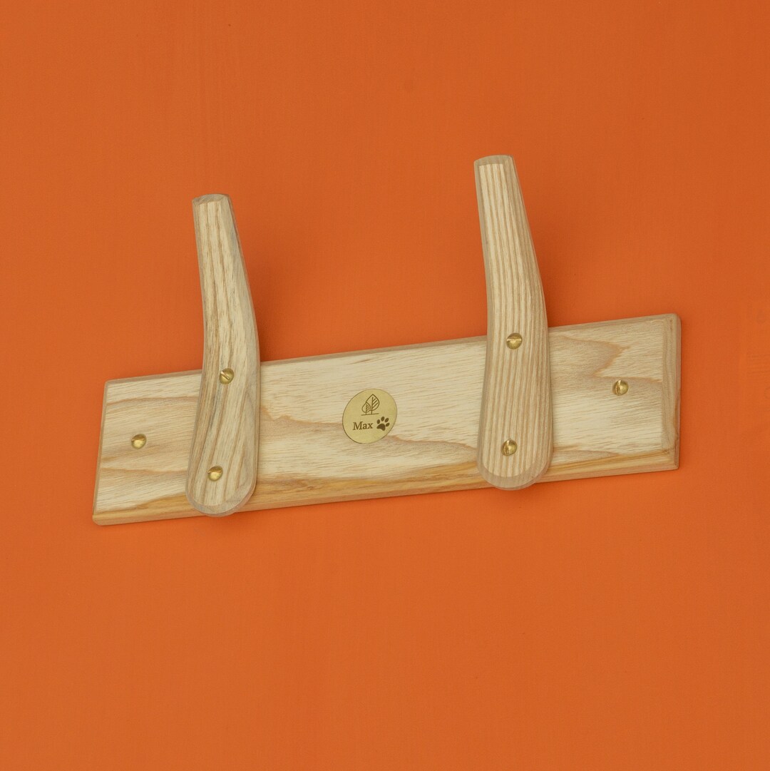 Personalised Wooden Coat Rack Coat Hooks Gift for Dog Owner Etsy