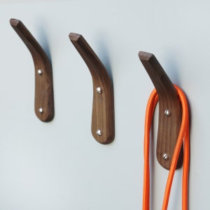 Minimalist wall hooks