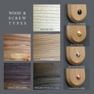 Handmade hook wood types