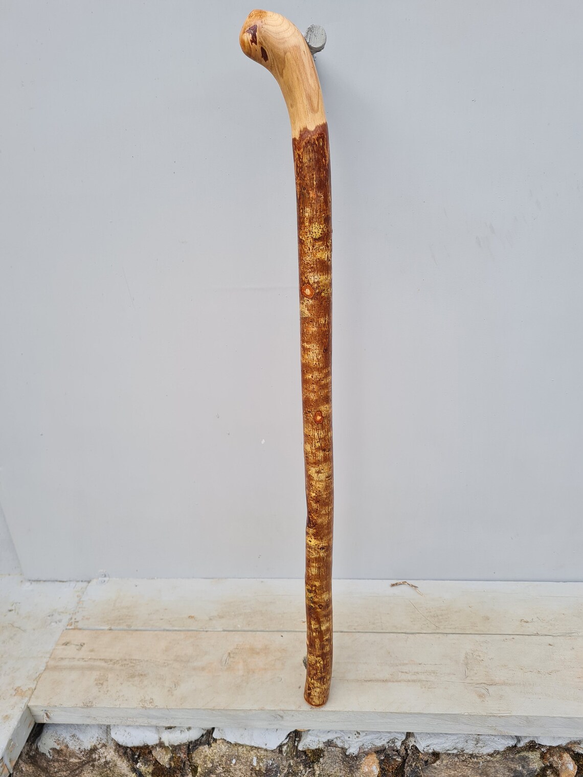 Artisan Walking Stick Hazel Etsy
