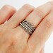 Set of 5 Sterling Silver Stacking Ring, Silver Stackable Rings, Set of ...