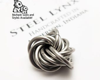 Mobii® ACCIAIO INOX: elegante e unica palla antistress da ufficio/scrivania/tasca