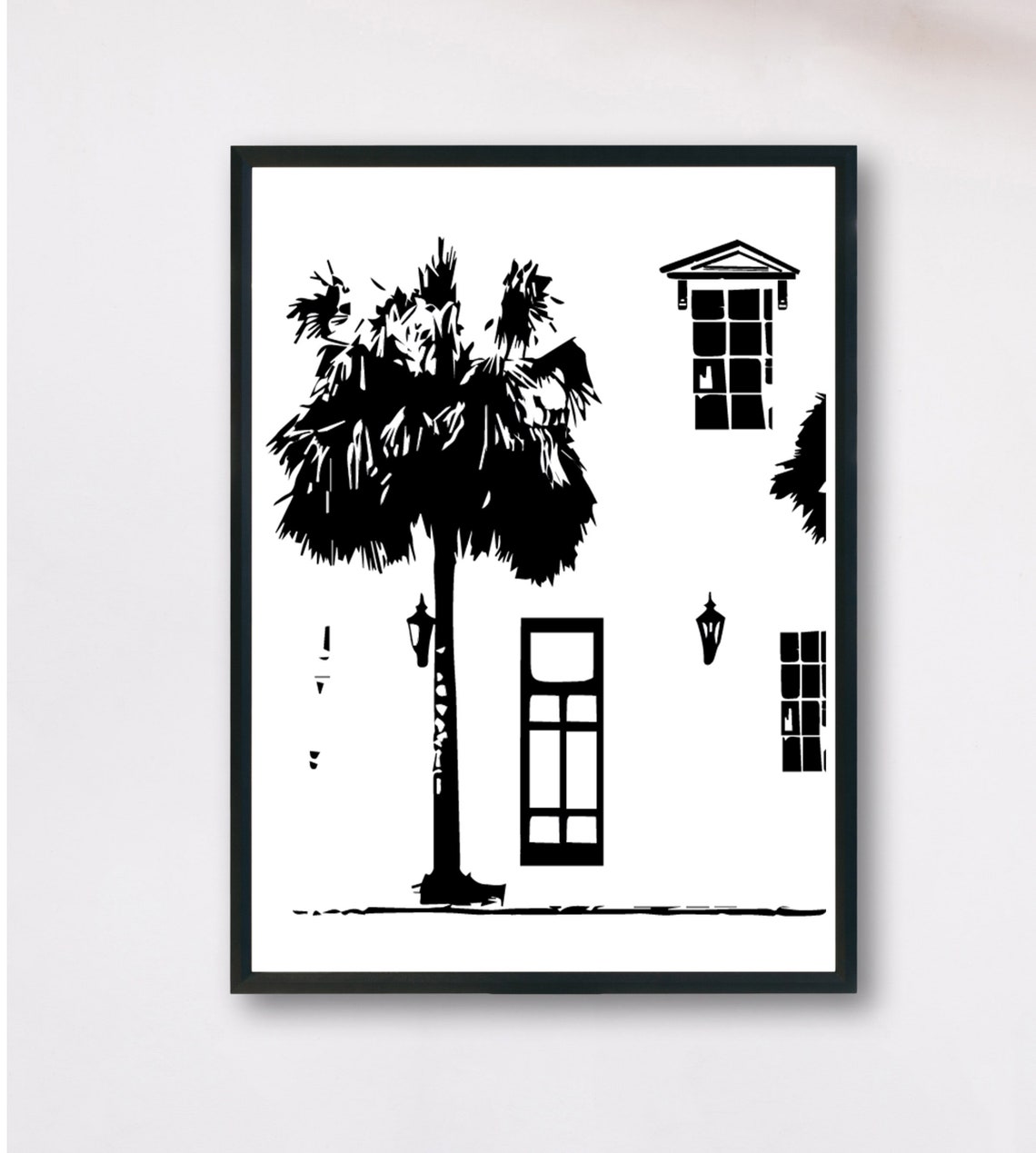 Charleston Print Charleston SC Art City Print Charleston Etsy