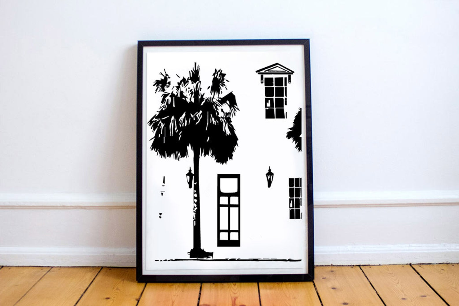 Charleston Print Charleston SC Art City Print Charleston Etsy