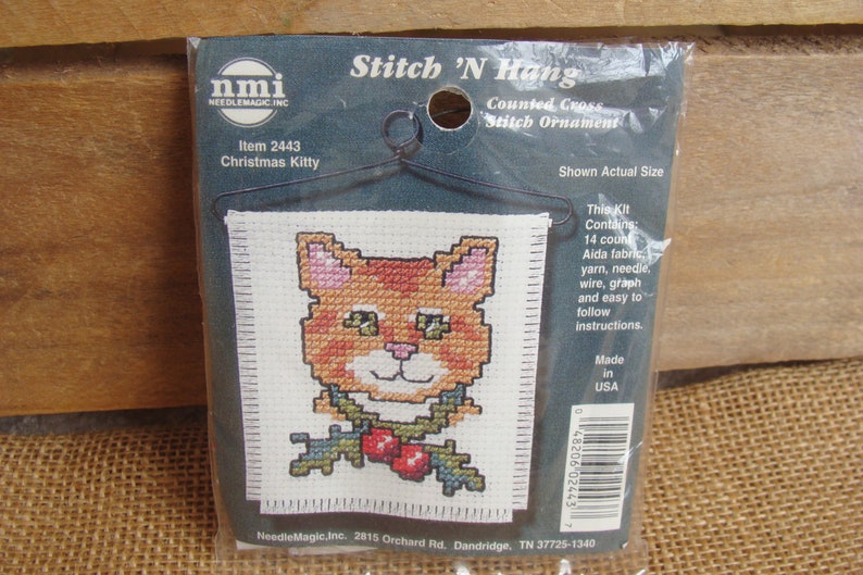 New nmi Cross Stitch Kit Winter Christmas Holiday Stocking Ornament You Choose