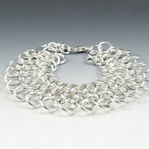 BTM16 - Sterling Silver Chainmaille Bracelet