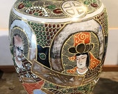 satsuma earthenware vase, Japan