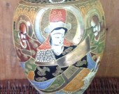 satsuma earthenware vase, Japan transformed in a lamp