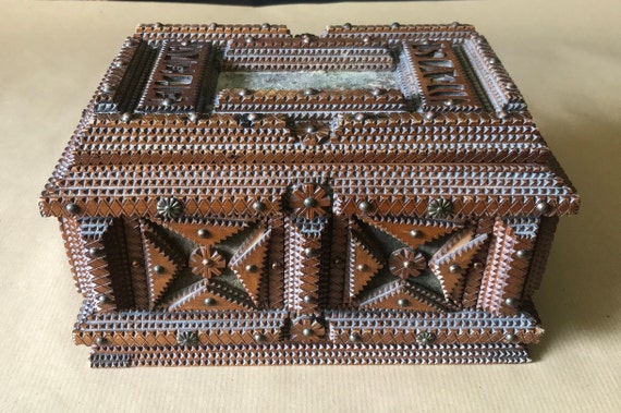 Tramp Art Box - Etsy