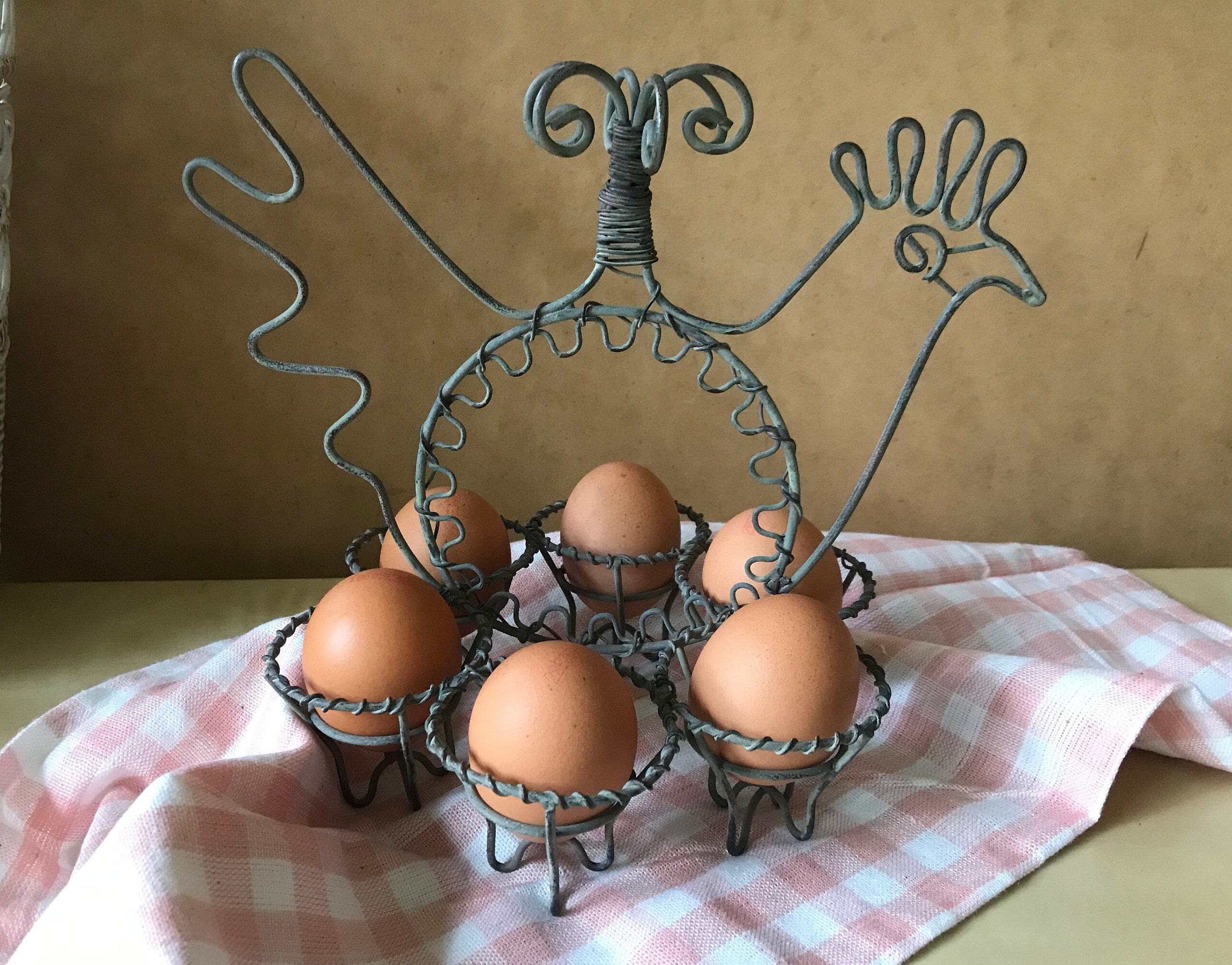 Metal Container for Eggs Hen-shaped - Etsy