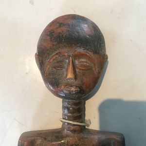Ashanti African comb, West Africa, woman&#39;s head
