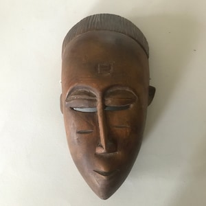 African Baoulé wooden mask