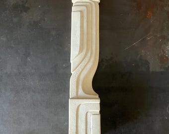 Chouette en pierre, très clair ,marble  stone art Belgium