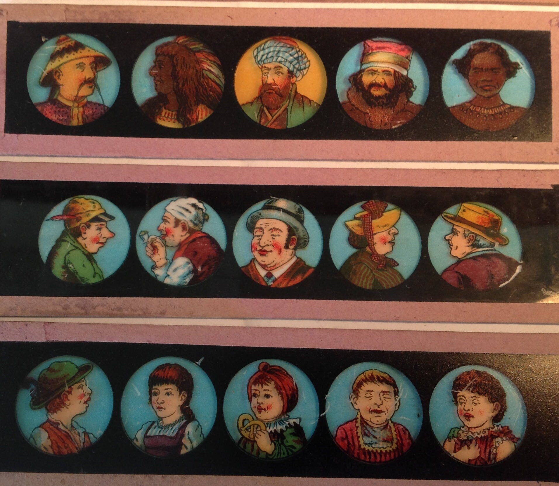 6 Plaques De Verre Pour Lanterne Magique – Format 8,5x10 Cm, Anciennes, France
