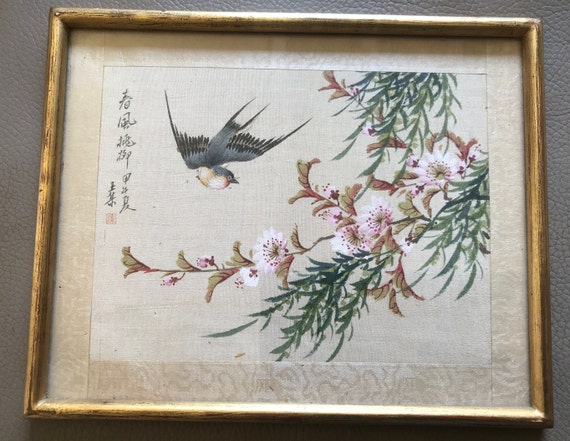 Peinture chinoise sur soie