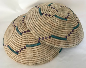 Afrikanischen Korb mit Deckel
