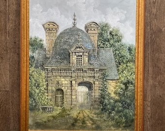 Peinture à la gouache sur papier par Thierry Bosquet