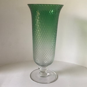Elegant Val Saint Lambert crystal vase 1960s