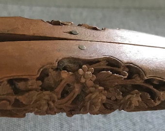 Clip de guante de madera de fruta