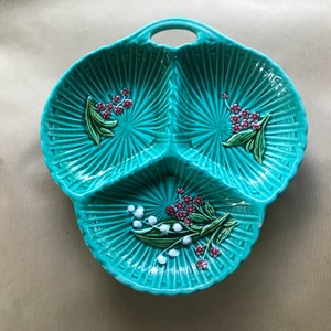 Ceramic dish 3 compartments