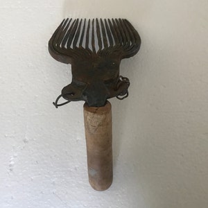 Old tool for carding sheep wool