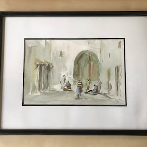 Orientalistisches Aquarell, 1990