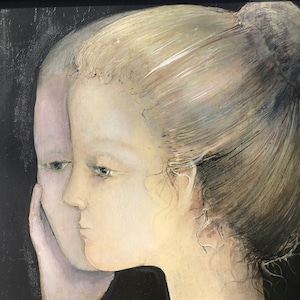 Oil on wooden panel, Belgian painter, André Servais