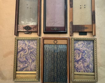 Set of 6 photo frames circa 1900