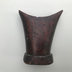African wooden neckrest, 1970s, Gurage, Ethiopia