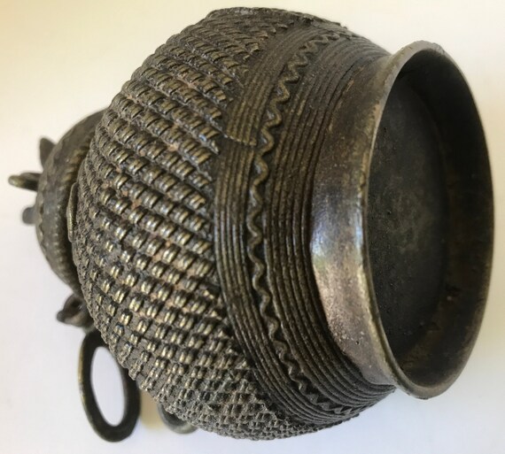 Bronze Dhokra Work Money Box - 19thC Bronze Dhokra Work Money Box - 19thC