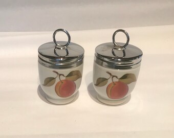 ヴィンテージ ロイヤルウースター エッグコドラー 3個セット 磁器、卵