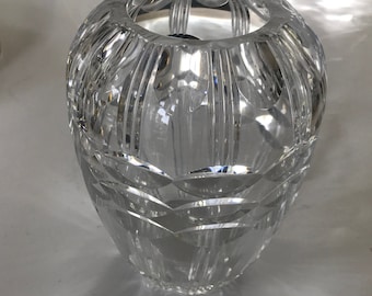 ヴィンテージのヴァル・サン・ランベールの重厚なクリスタルガラスの