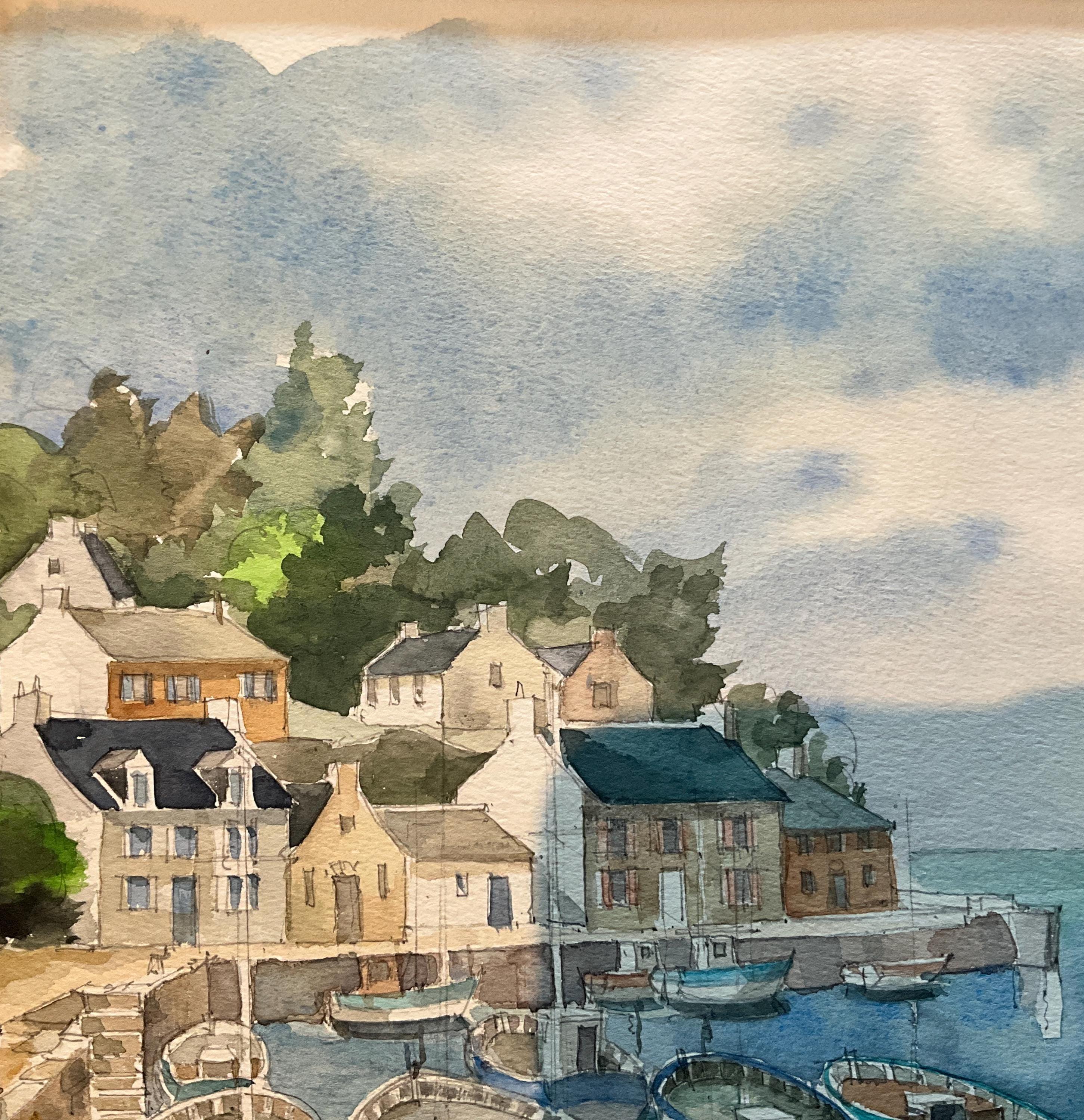 水彩画(海景)№43 水彩画、海景、M. DUHOU - Etsy 日本