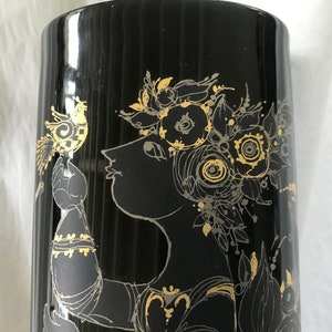 Porcelain vase, Rosenthal, studio -linie, Bjorn Wiinblad, circa 1960