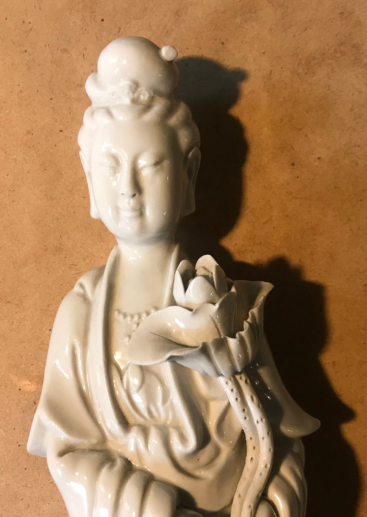 観音菩薩像、白磁製、仏教 - Etsy 日本
