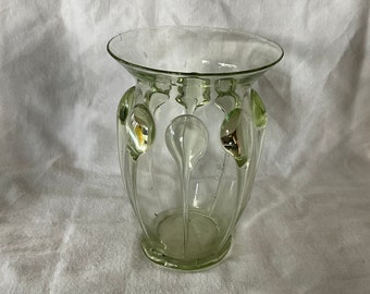 Small glass vase, replica of a 17 th century vase