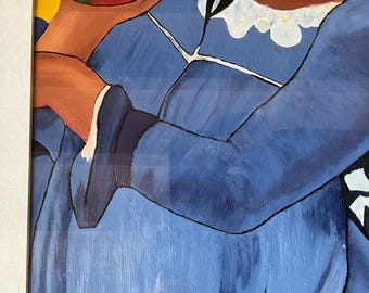 ポール・ゴーギャン、【妙なる泉】、希少画集画、新品高級額・額装付、大判 紙に描いた油絵、ポール・ゴーギャンの模写 - Etsy 日本
