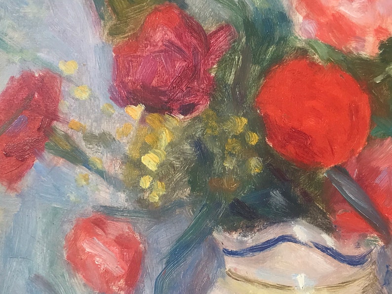 Oil Painting On Panel Bouquet Of Flowers In A Vase Genevi ve 1942 Etsy oil-painting-on-panel-bouquet-of-flowers-in-a-vase-genevi-ve-1942-etsy