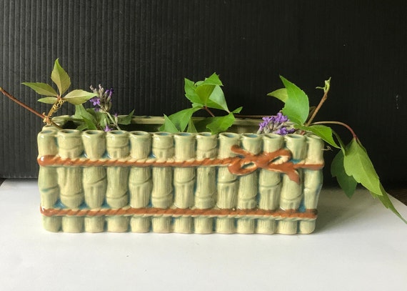 Kleine Pflanzer, Keramik-Imitation Bambus - Etsy sterreich